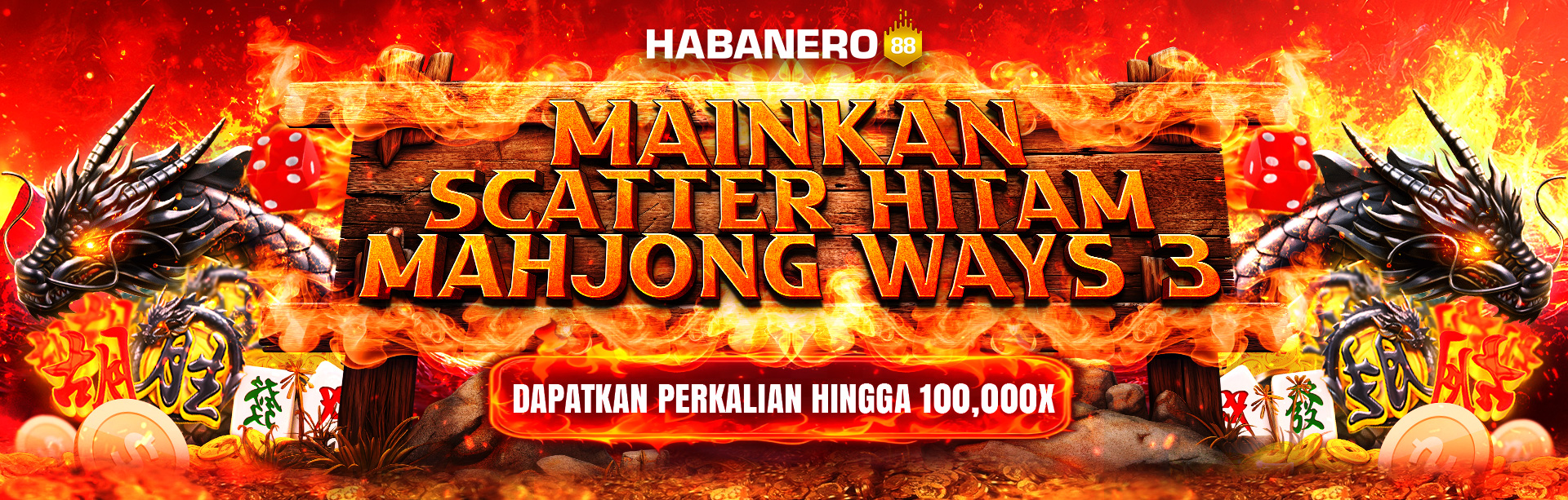 MAHJONG WAYS 3 SCATTER HITAM 100000x	